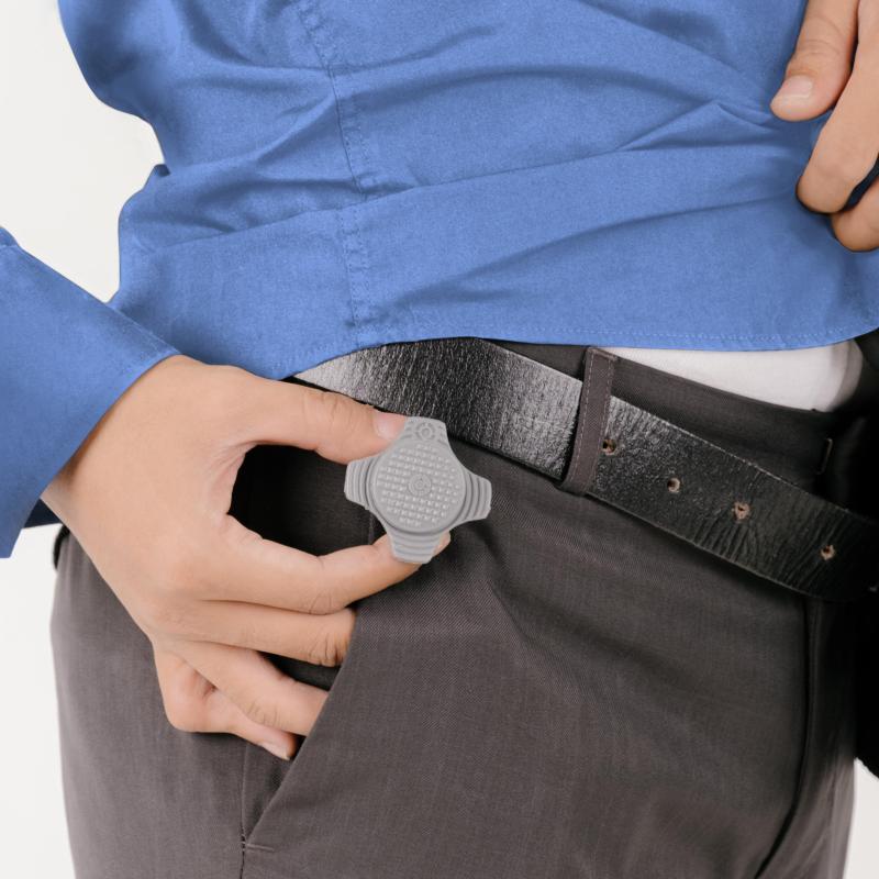 PantsProp Installation: Position just below the belt line